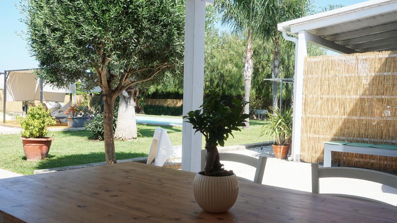 Dependance In Villa Con Piscina Syracuse Buitenkant foto