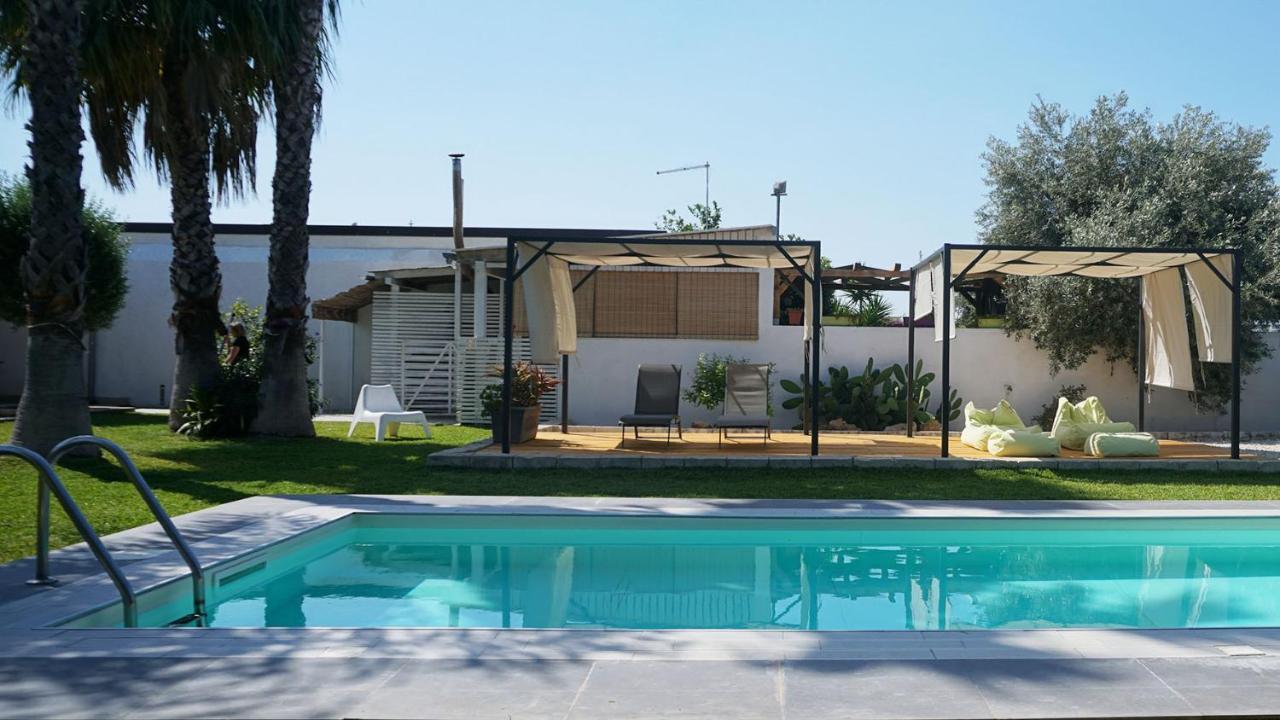 Dependance In Villa Con Piscina Syracuse Buitenkant foto